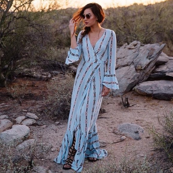 EUC boho wrap dress from boutique in Van - Picture 2 of 4